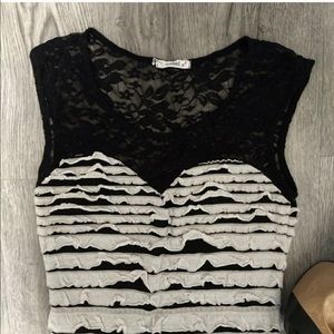 Black & White Cocktail Dress